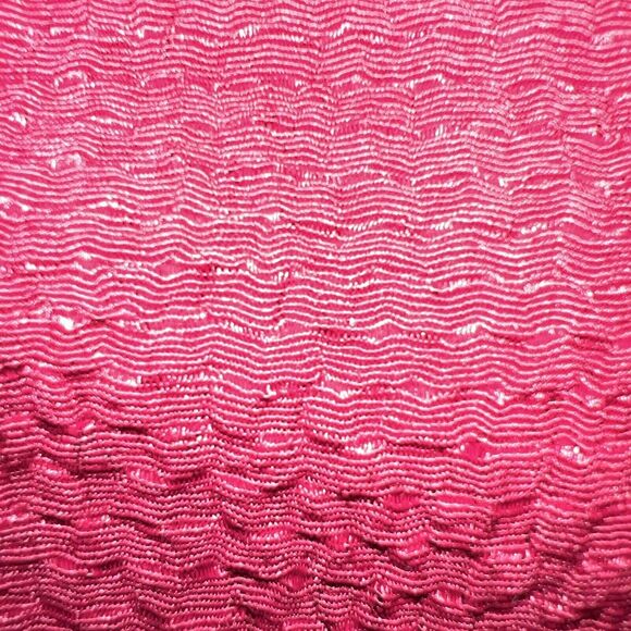 Ship N Shore Vintage 80s Womens L Blouse Red Button Up Rayon Top Back Bow Tie - Picture 7 of 9